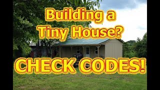 DIY Shed to Tiny Fail. Check Building Codes!