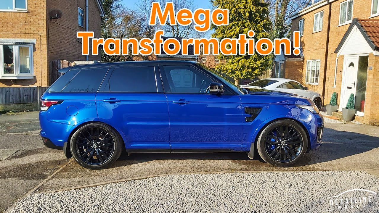 Epic Transformation! Range Rover SVR Swirl Removal and Lake Country ...