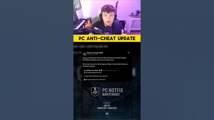 R6 PC anti-cheat update TODAY! 👀
