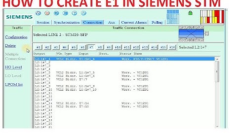 HOW TO  CREATE E1 OR PCM IN SIEMENS SYSTEM | Video created by Niraj Kumar| onlinelearnnkp.blogspot