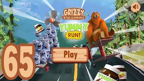 Grizzy and the Lemmings Yummy Run - Gameplay Walkthrough Part 65 (Android/iOS)