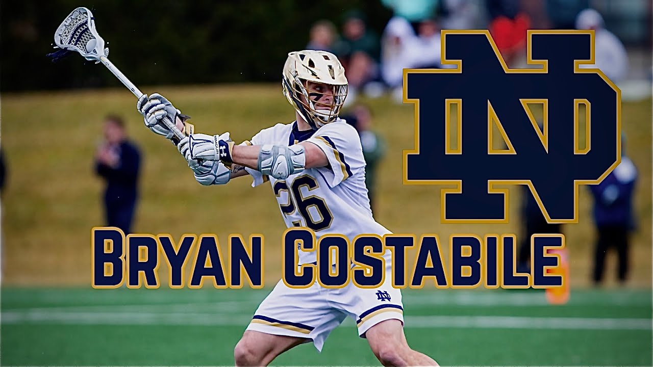 Bryan Costabile Notre Dame Career Lacrosse Highlights