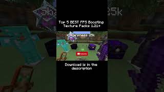 Top 5 BEST FPS Boosting Texture Packs | 1.21  (Sharpness 25k) #pvp  #texturepvp #cpvp