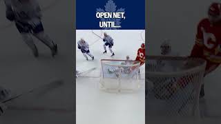 He THOUGHT the net was empty...