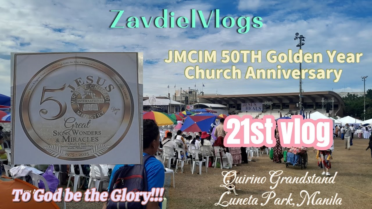 Vlog #21 JMCIM 50th Golden Jubilee Year Church Anniversary | Feb 9, 2025