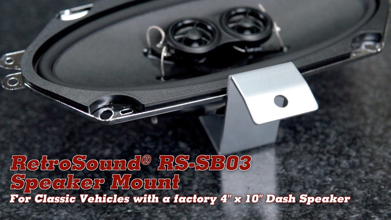 RetroSound® RSSB03 Speaker Mount YouTube