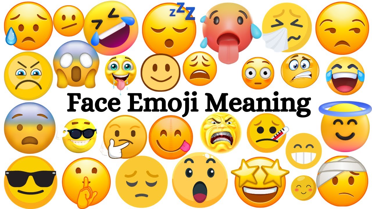 English Vocabulary Learn100+ Face Emoji Meanings with Picture in