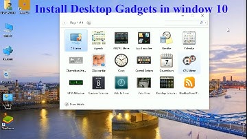 How to Install or Enable Gadgets on Windows 10