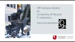 OpenAthens log in in UNIC Library Search