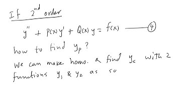 Math 24 Section 4.7: Variation of Parameters