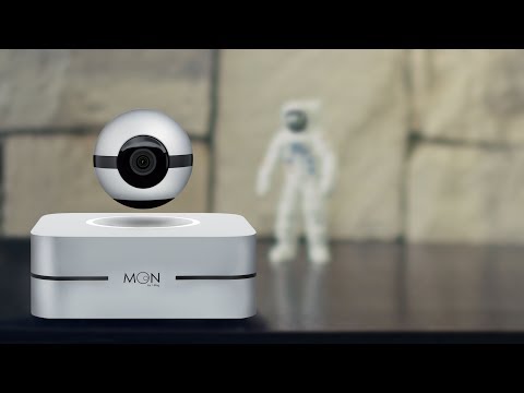 Moon by 1-Ring - World's first levitating Camera with Integrated Smart Home Hub