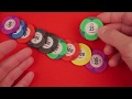 EPT ceramic poker chips unboxing from ZAF store - YouTube