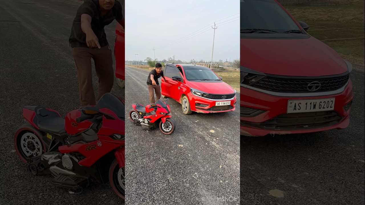 Tata Tiago car & Bmw s100rr Bike Review #shorts #tata #bmw #bike