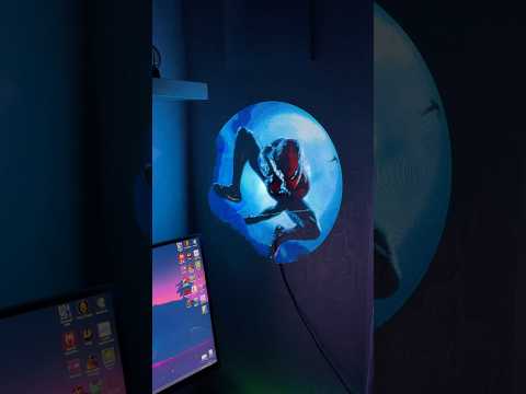 Don’t blink… the ending is INSANE 😳 #3d #hologram #led #ledlights #shorts