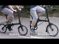 Brompton vs Dahon Folding Bike - A New Comparison