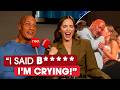 Dwayne Johnson and Emily Blunt on the moment that brought them to tears