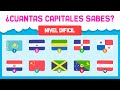 ADIVINA las CAPITALES de los países con sus BANDERAS | MUY DIFÍCIL | Test/Trivial/Quiz | BAZUM