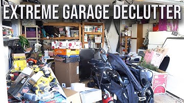Extreme garage-opruiming en -organisatie - GEWELDIGE transformatie!