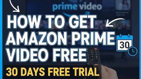 How to Get Amazon Prime Video Free for 30 Days | Step-by-Step Trial Guide 2025