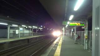 JR貨物 EF66-105号機（吹田）＋日鐵（にってつ）チキ9両　レール返空8091レ 2019.07.26