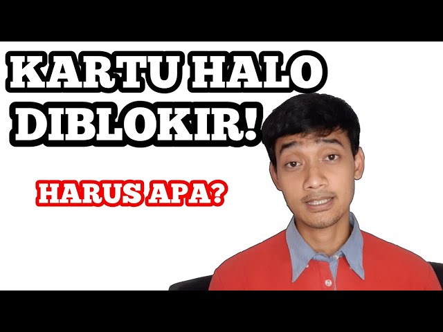 CARA MEMPERBAIKI KARTU HALO DIBLOKIR #KartuHalo #Eps8 class=