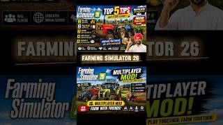 farming simulator 26 ko play kren ka leya best' mobile #automobile #indiantractorsimulatorlite