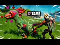 I Tamed a DINOSAUR in Fortnite!