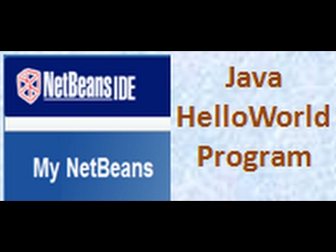 Java Ist program(HelloWorld) on netbean