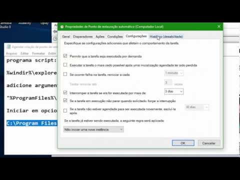 Agendar criação automática de pontos de restauração no Windows 10