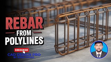 🎥 How to Draw a Rebar from Polyline Using AutoRebar in AutoCAD | Step-by-Step Tutorial 🧱🧰 #autocad