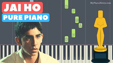 Jai Ho - Piano Cover & Tutorial | Slumdog Millionaire