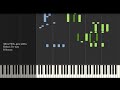 'Allein! Weh, ganz allein' - Elektra Op.58 - R Strauss - Synthesia Piano Tutorial