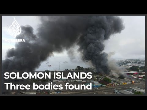 Three bodies found after days of unrest in Solomon Islands