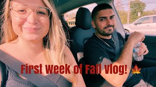 First Week of Fall Vlog || The One Where Justin Gets a Tesla 🎃