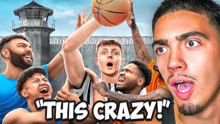 JDub WINS The YouTuber vs Prisoner Basketball Game!!