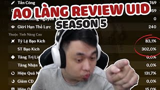 Bảng A, ao làng review UID - Season 5