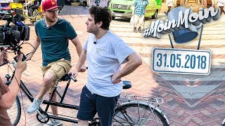 Mit dem Tandem zur Diesel-Demo | MoinMoin mit Etienne und Florentin