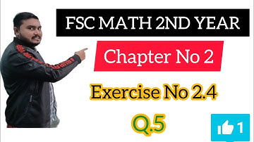Fsc Math Part 2||Chapter 2-Exercise 2.4||Question 5||2nd year Math|12th Class Math|Derivative