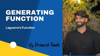Generating Function For Laguerre's Function