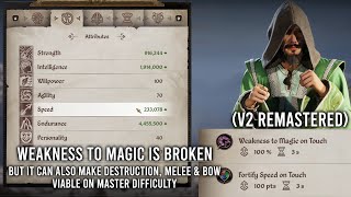 Weakness To Magic Is Broken But Also Makes Stuff Viable On Master (Remastered) | Oblivion Remastered