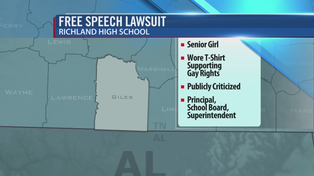ACLU Lawsuit Supports Students' Right To Free Speech - YouTube