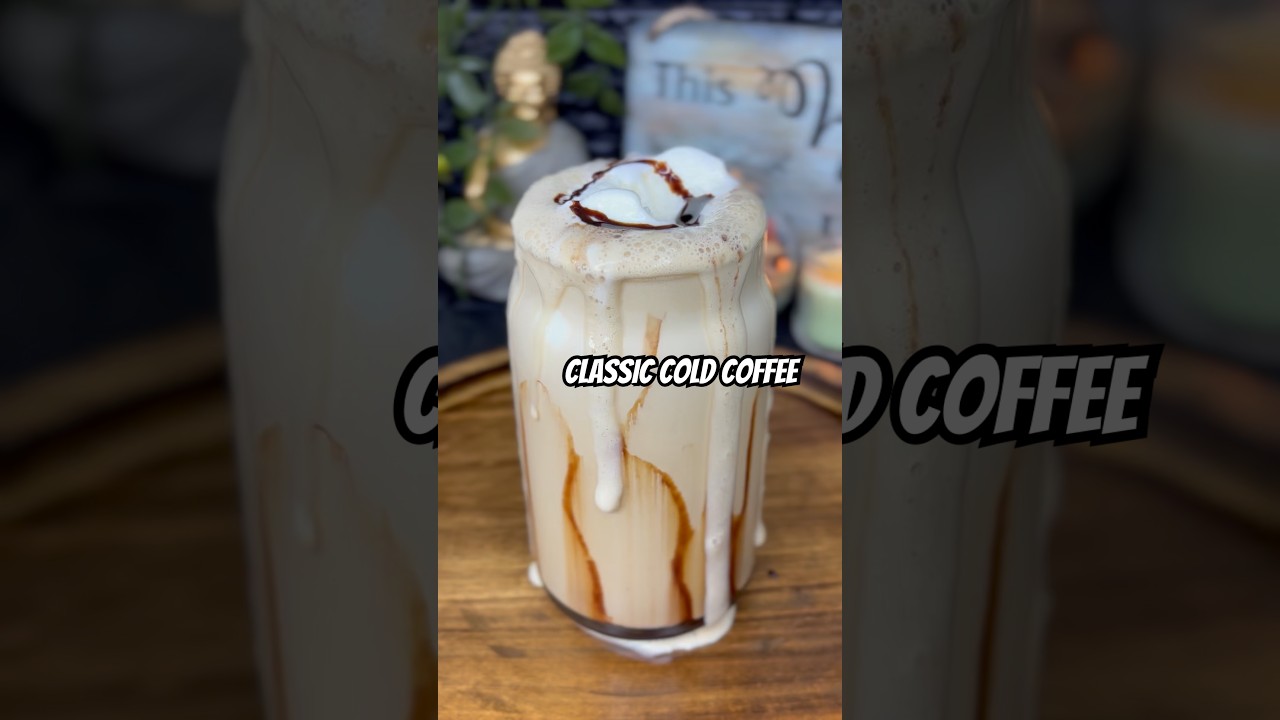 Classic Cold Coffee With Ice Cream 👌