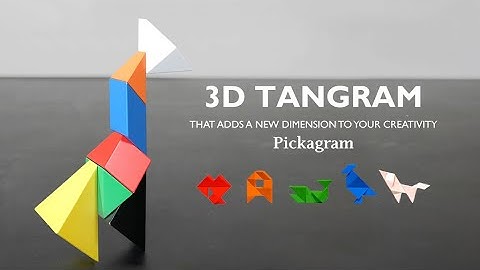 The 3D Tangram that Adds a New Dimension to Your Creativity [Crowdfunding Kickstarter Indiegogo]