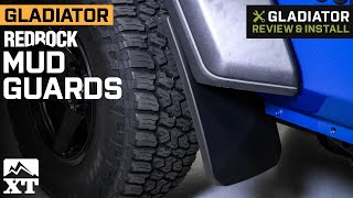 Jeep Gladiator JT RedRock Molded Mud Guards; Front and Rear Review & Install