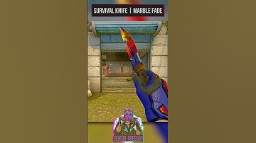 Survival Knife | Marble Fade - Concept - CS:GO Shorts