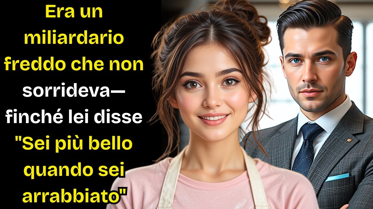 Era un miliardario freddo che non sorrideva—finché lei disse Sei più bello quando sei arrabbiato