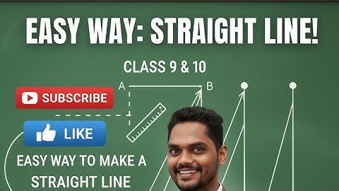 EASY WAY to Draw a Straight Line: Class 9 & 10 Maths Geometry (Coordinate Geometry Basics)