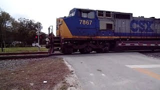 Chasing CSX Mixed Freight Train