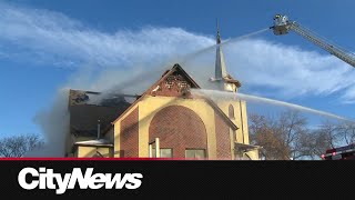 Major fire torches vacant Mustard Seed church in Edmonton
