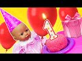 Видео куклы - У БЕБИ АНАБЕЛЬ День Рождения! Игры дочки матери. Детское видео с игрушками Baby Doll